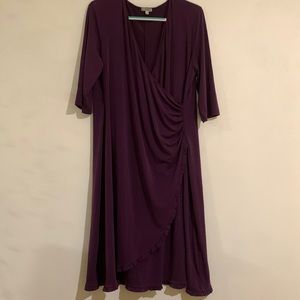 NWOT KIYONNA PURPLE DRESS SIZE 2X